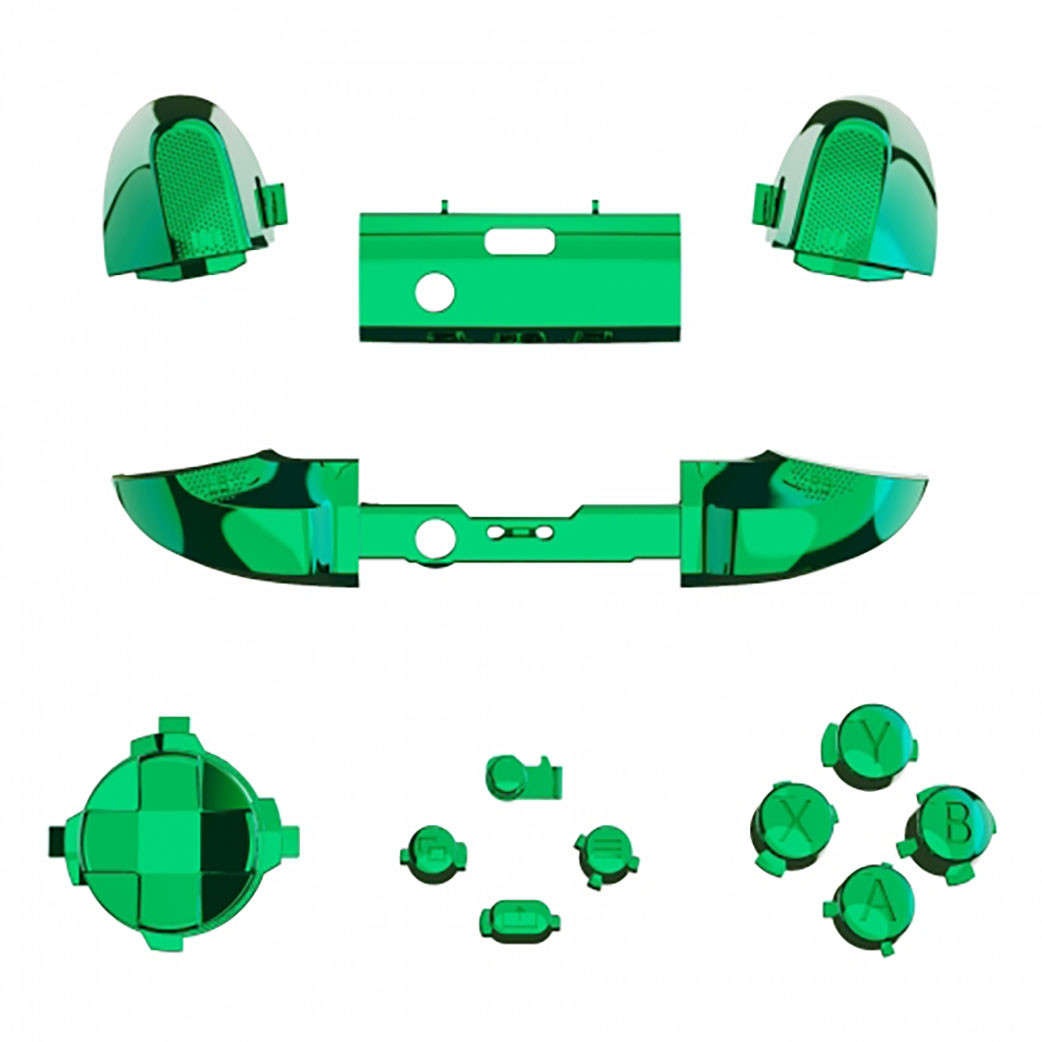 XBOX SERIES S/X Controller Button Set Chrome Green