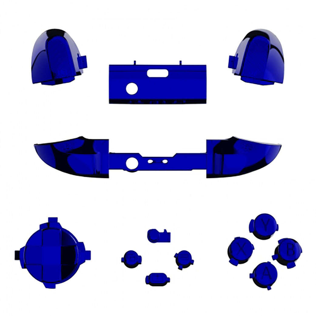 XBOX SERIES S/X Controller Button Set Chrome Blue