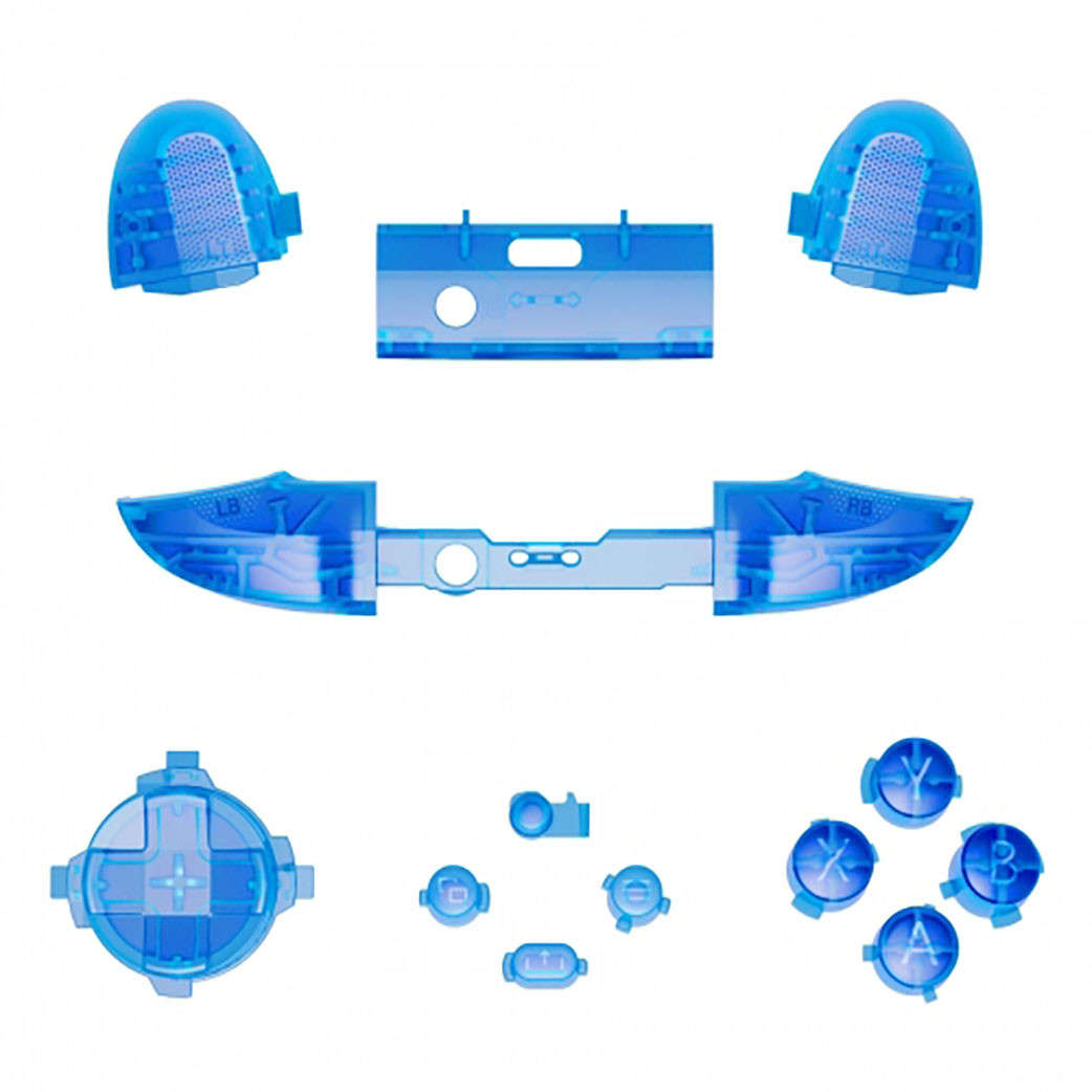 XBOX SERIES S/X Controller Button Set Clear Blue