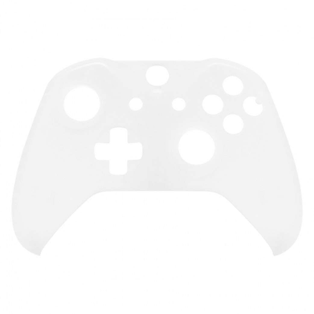 XBOX ONE S Controller Soft Touch Front Faceplate Clear