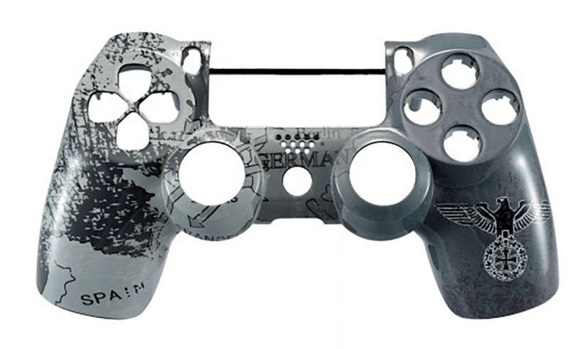 PS4 Dualshock 4 V2 Front Faceplate Art Series Glossy German Eagle