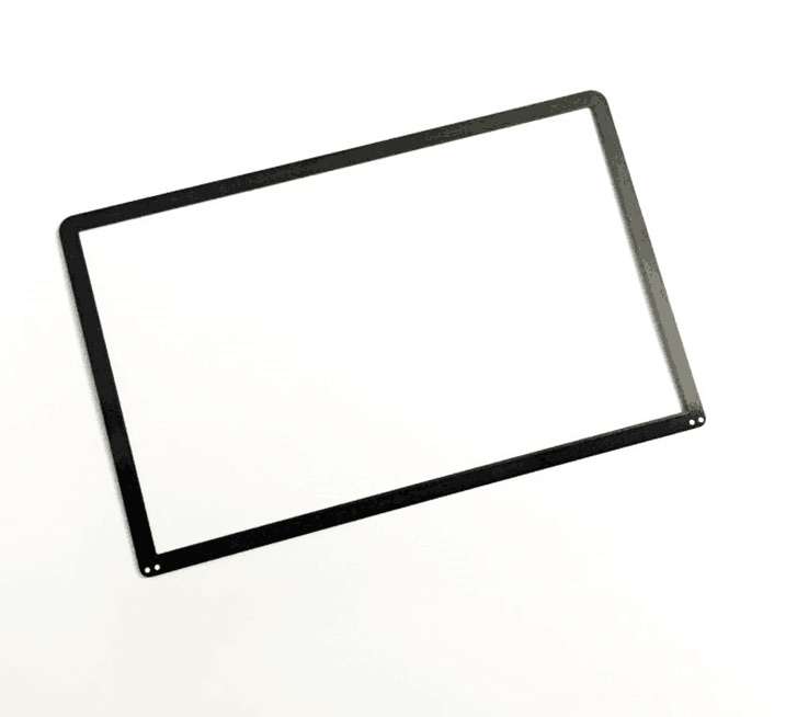3DS XL/LL Top Surface Glass with Gasket Sticker White
