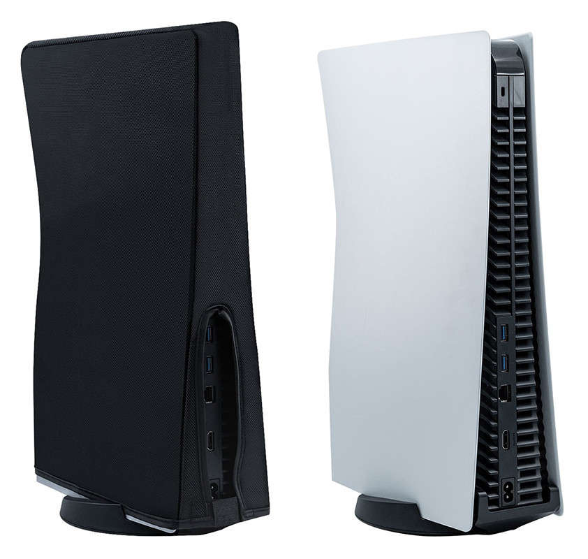 PS5 Dust Cover for Digital Edition and Ultra HD Consoles Black
