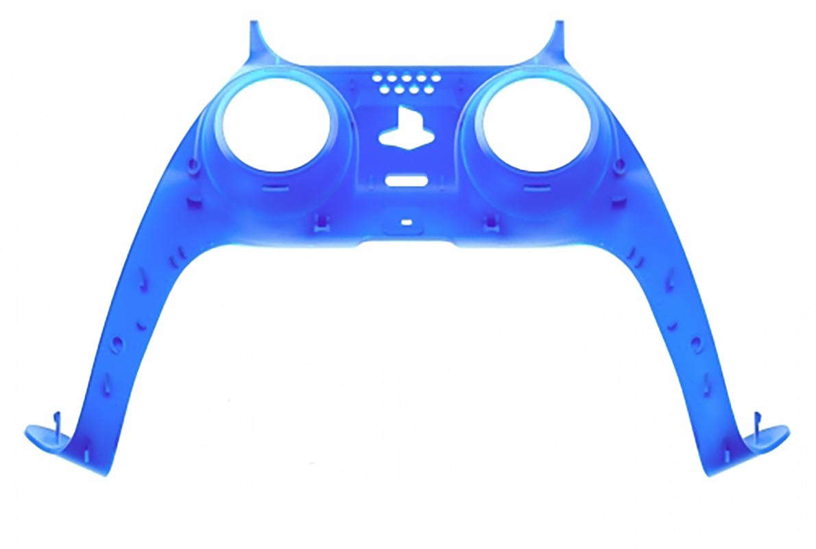 PS5 Dualsense Controller Plastic Trim Clear Blue