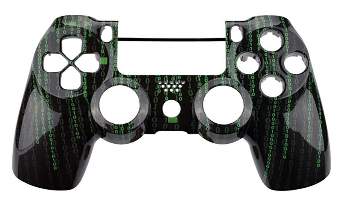 PS4 Dualshock 4 V2 Front Faceplate Art Series Matrix Code