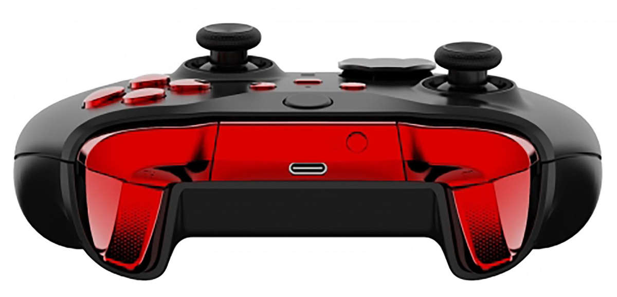 Xbox Elite V2 Controller Full Button Glossy Chrome Red