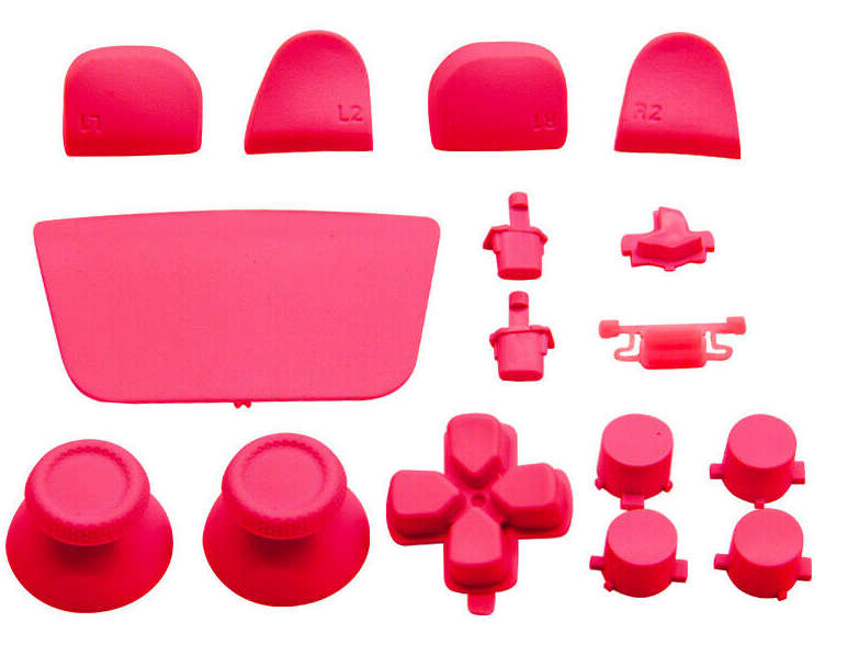 PS5 Dualsense Controller Full Button Set Pink