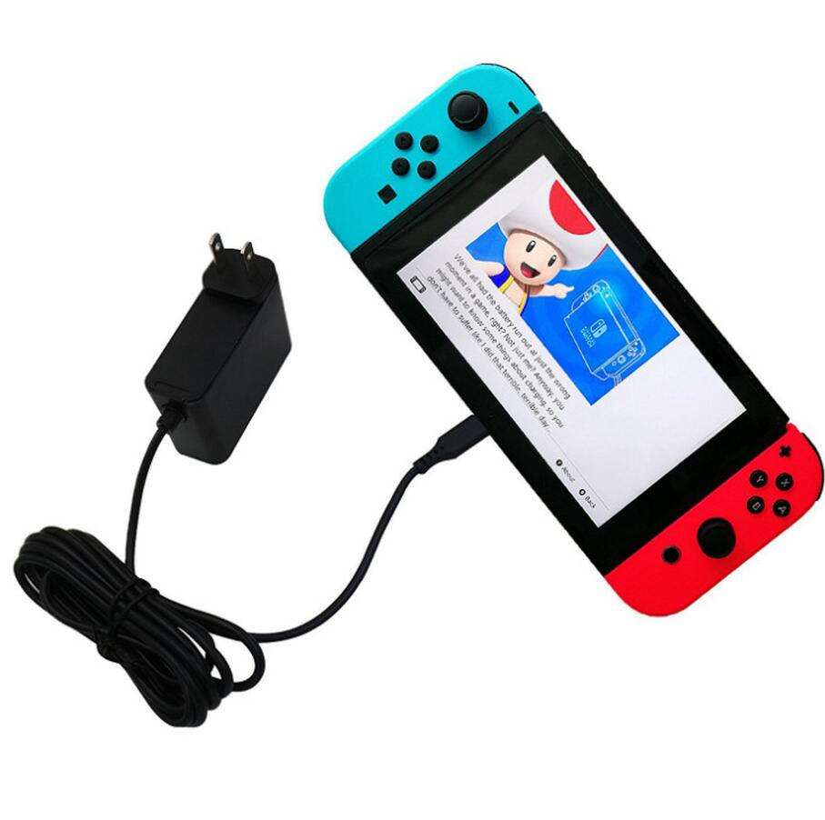 NS Switch Gamepad Power AC Adapter Type-C Charger Cord 5V 2.4A
