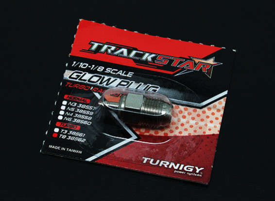 TrackStar 1/10~1/8 Scale Turbo Glow Plug No.8 (MEDIUM) - 0.05kg