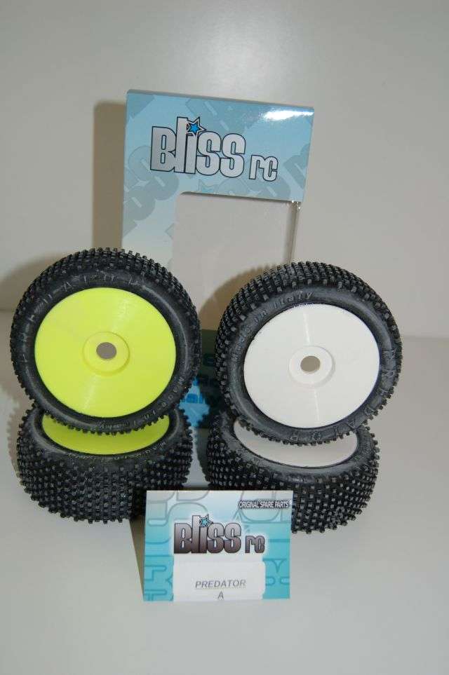 BlissRC - Predator off road racing tyres  PAIR - 1kg