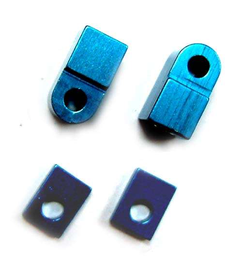 Yeah Racing (#TA05-039BU) Alloy Servo Mount For TA05 - 0.10kg