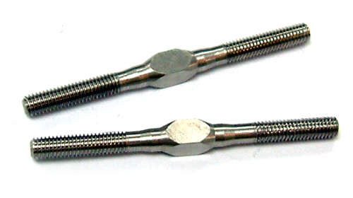 Yeah Racing (#TB-0009) 3X51mm Stainless Steel Turnbuckle (2pcs) - 0.10kg