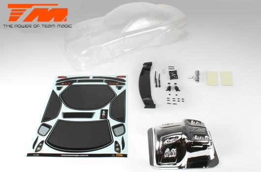 K-Factory RX7 Touring Car Body (Clear , 195mm) - 0.50kg