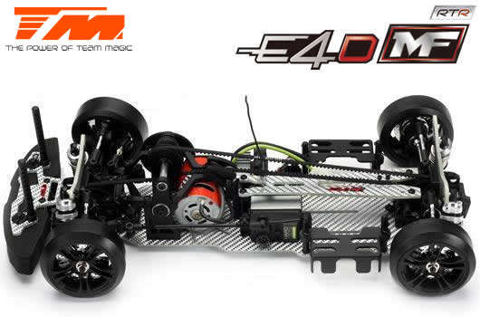 TeamMagic - E4D MF Drift Car Silver Ver. RTR-86 - 5kg