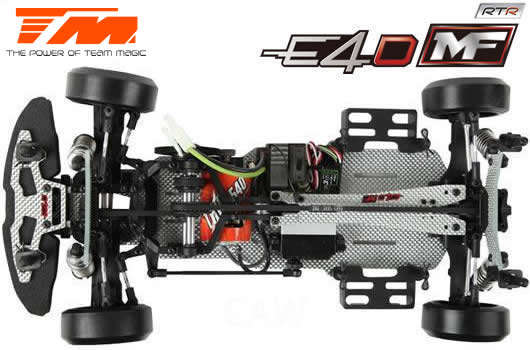 TeamMagic - E4D MF Drift Car Silver Ver. RTR-86 - 5kg