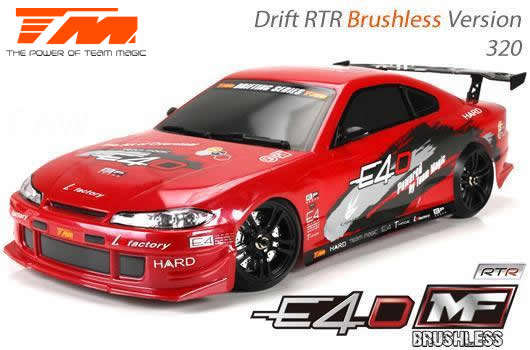 TeamMagic - 1/10 E4D S15 Touring car Drift Spec 6.5T Brushless - 5kg