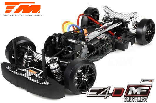 TeamMagic - 1/10 E4D S15 Touring car Drift Spec 6.5T Brushless - 5kg
