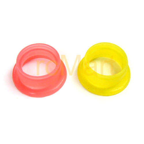 Yeah Racing (#YA-0113PY) 21 Engine Silicone Exhaust Gasket/Manifold Pink & Yellow - 0.10kg