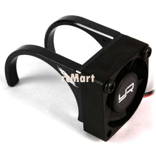 Yeah Racing (#YA-0233VABK) Tornado Motor Heat Sink with High Speed Fan Set (BK) Type A - 0.10kg