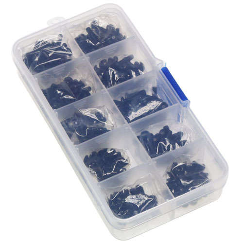 Yeah Racing 10.9 Grade Carbon lSteel Screw Assorted Set (300pcs) with FREE Mini box #SSS-300  - 0.20