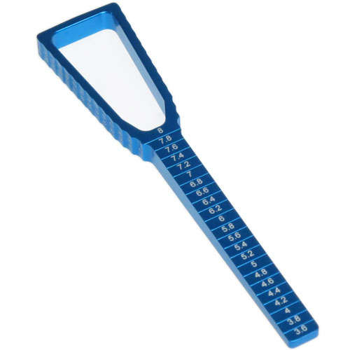 Yeah Racing Ultra Fine 2 in 1 Ride Height & Droop Gauge (BU) for all 1/10 touring cars (#YT-0068BU)