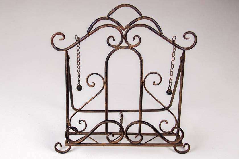 Cook Book Stand Rust