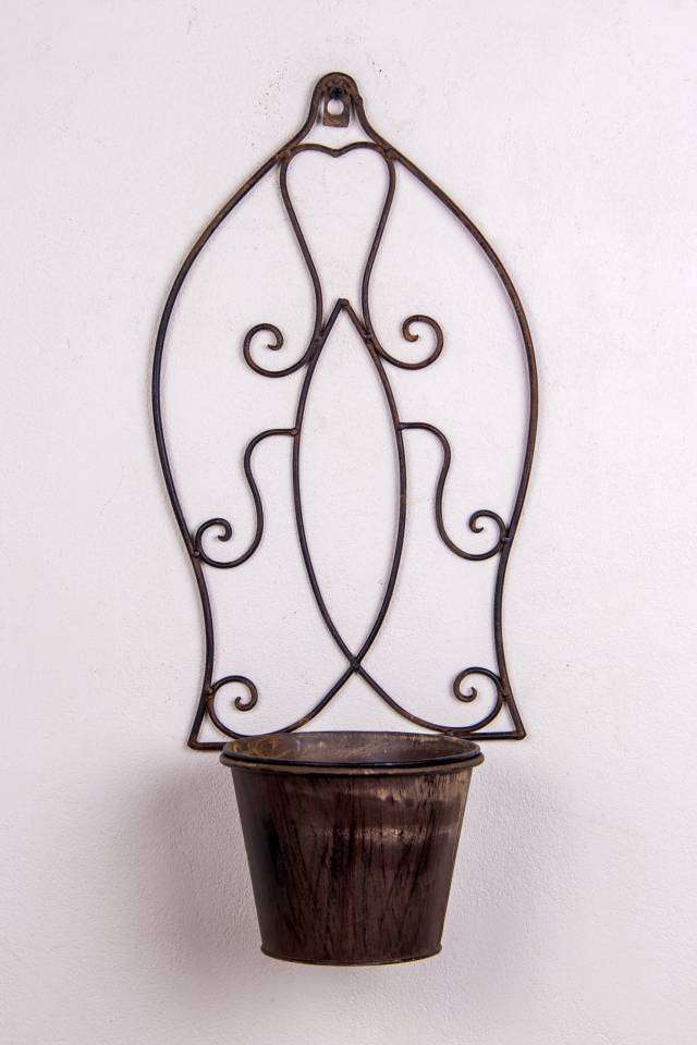 Wallmounted Potholder & Pot Rust