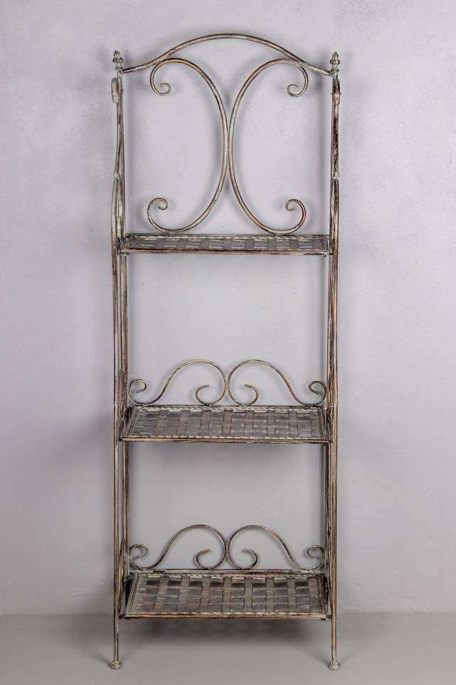 3 Shelf Medium Weave Antique Grey