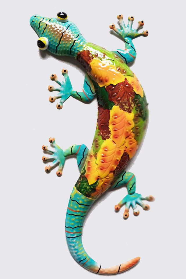 Multicolour Gecko Wall Decor