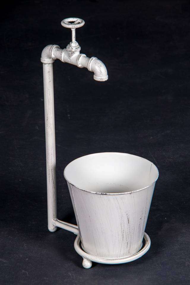 Standing Tap Potholder Antique White