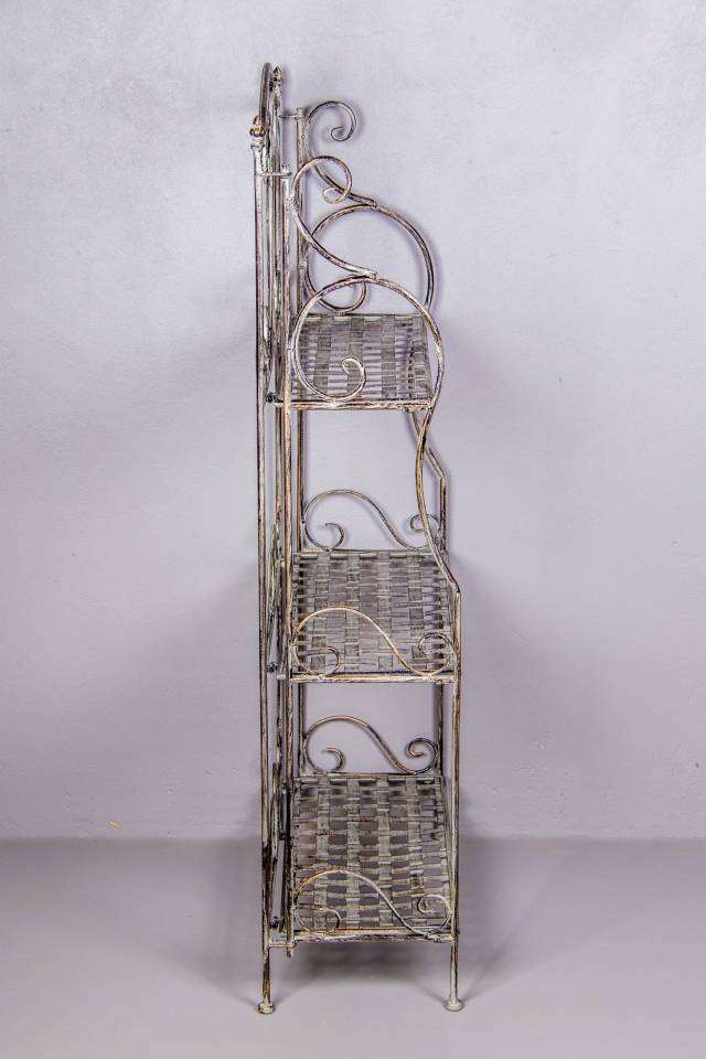 3 Shelf Medium Weave Antique Grey