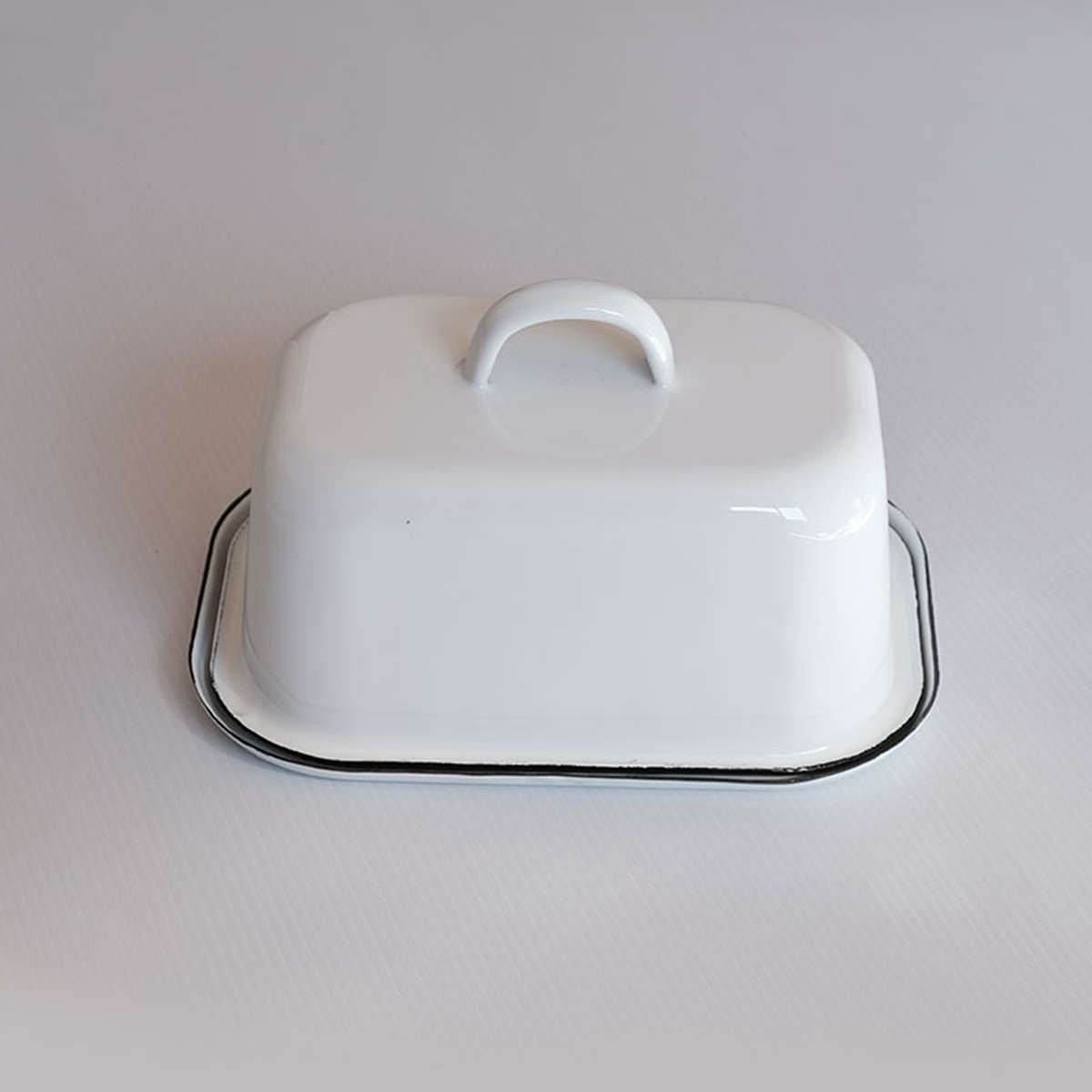 Butter Dish Enamel