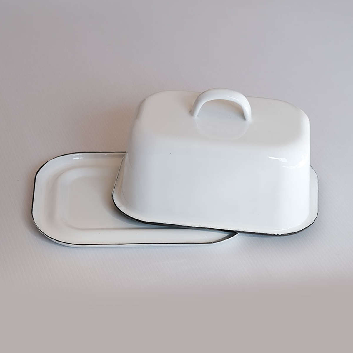 Butter Dish Enamel