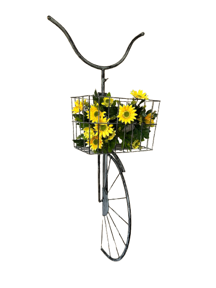 Wall Bicycle Antique Grey Wall Décor