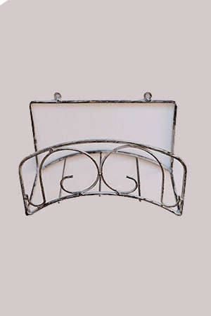 Plain Garden Hose Holder Antique Grey