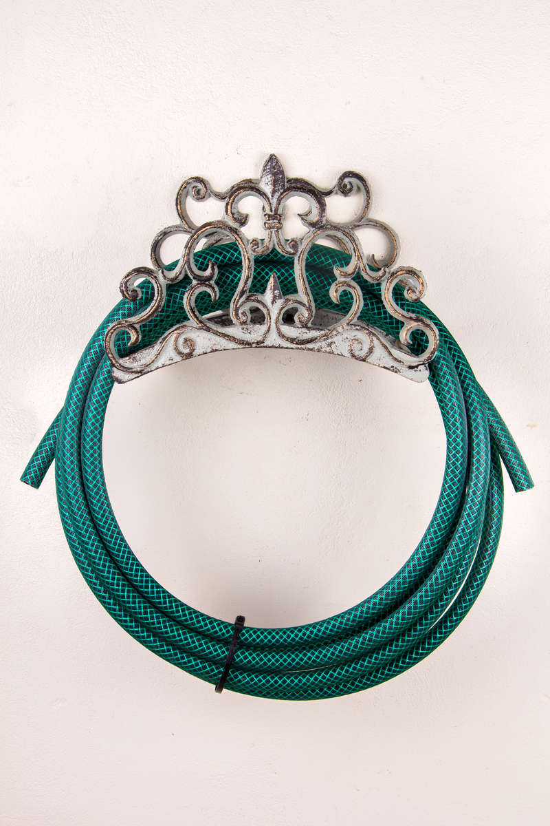 Garden Hose Holder Antique Grey