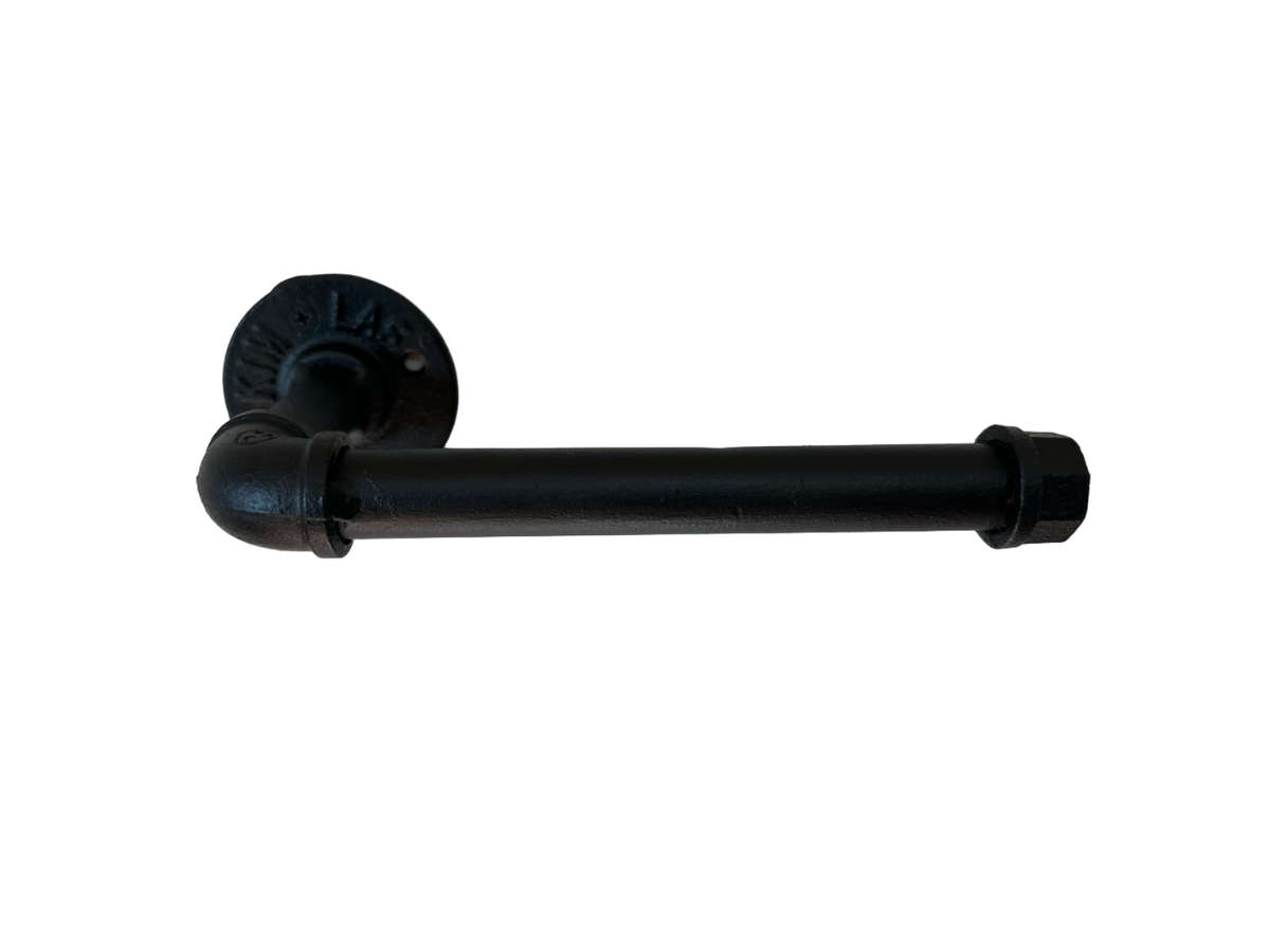 Wall Mounted Toilet Roll Holder Black