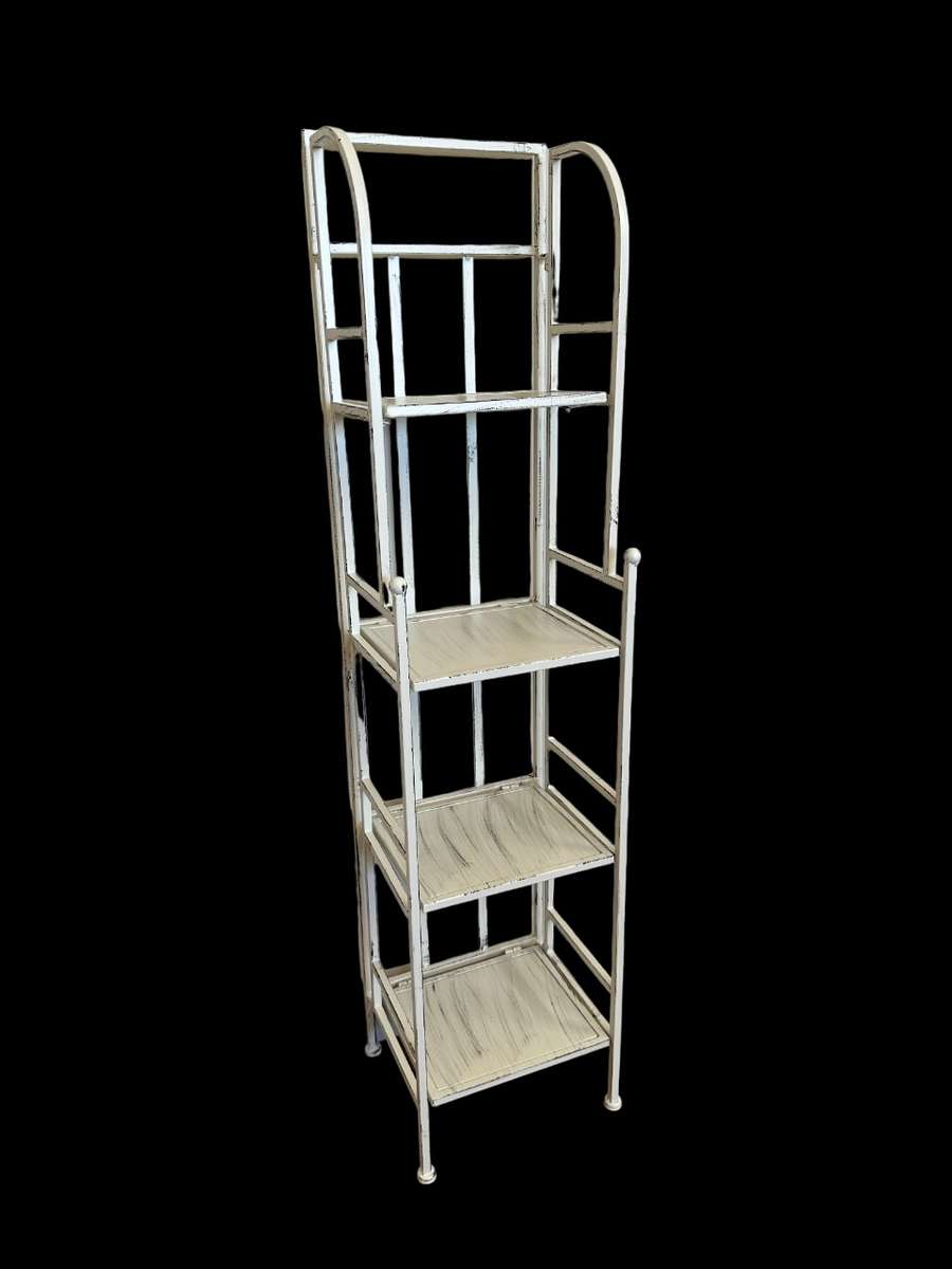 Modern Narrow Rack Antique White