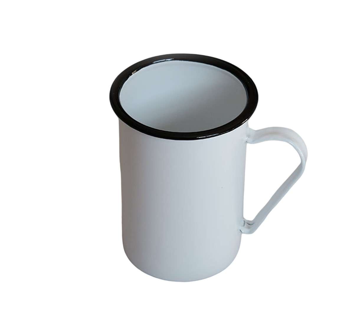 Enamel Tall Coffee Mug - 11cm- Set of 6 Value Pack