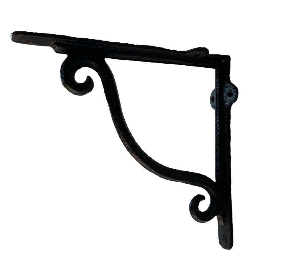 Plain Curl Bracket Black
