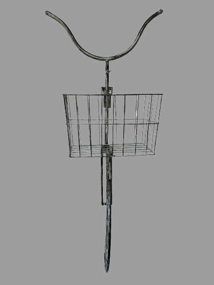 Wall Bicycle Antique Grey Wall Décor