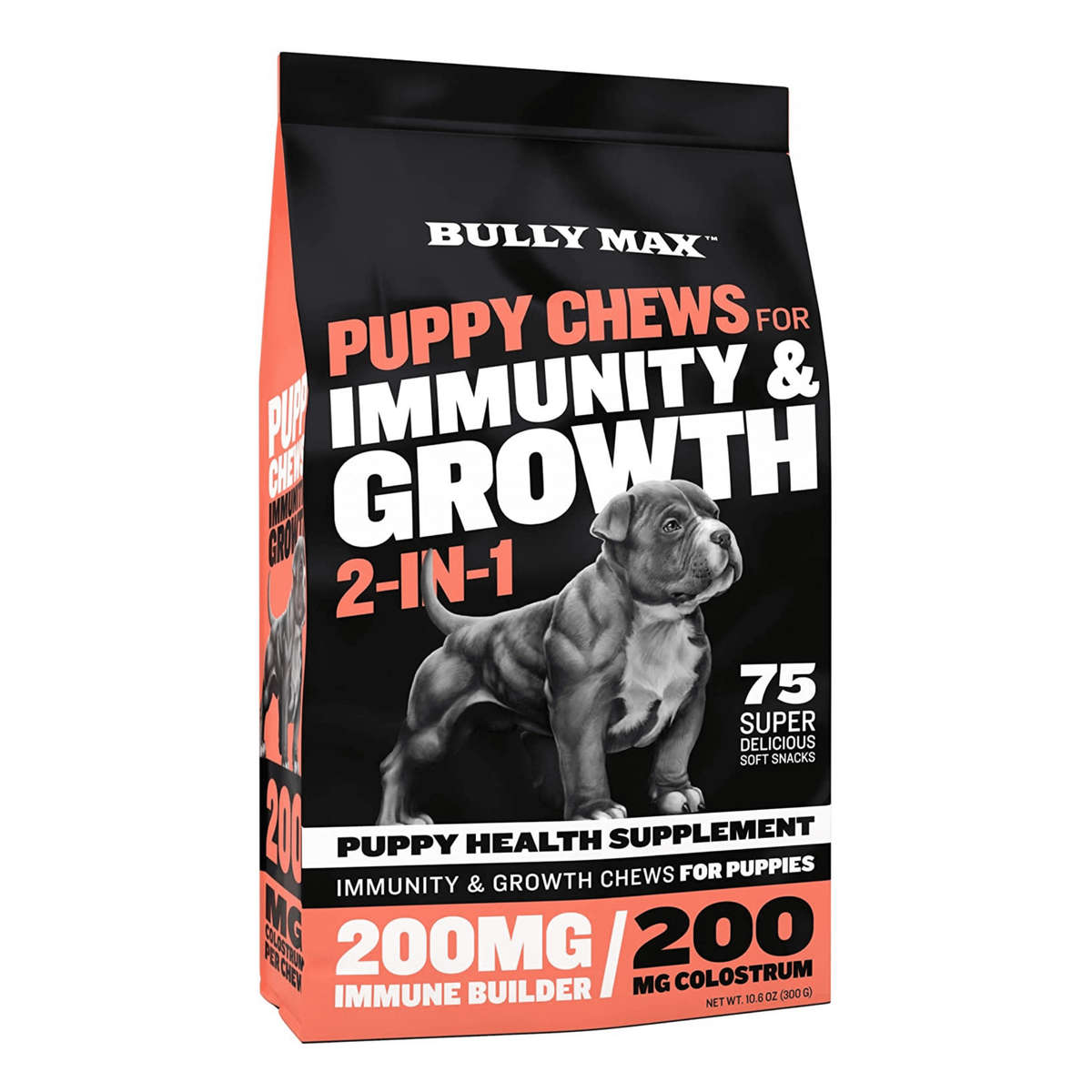 Bullymax 2-in-1 Puppy Chews for Immunity and Growth