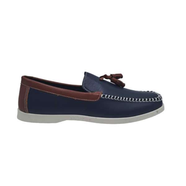 Rue 21 Moccasin Navy Tan