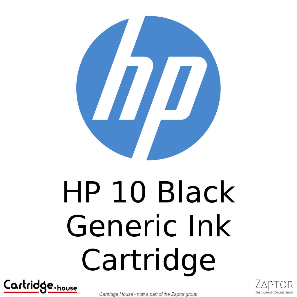 HP 10 Black Compatible Ink Cartridge - Alternate Brand