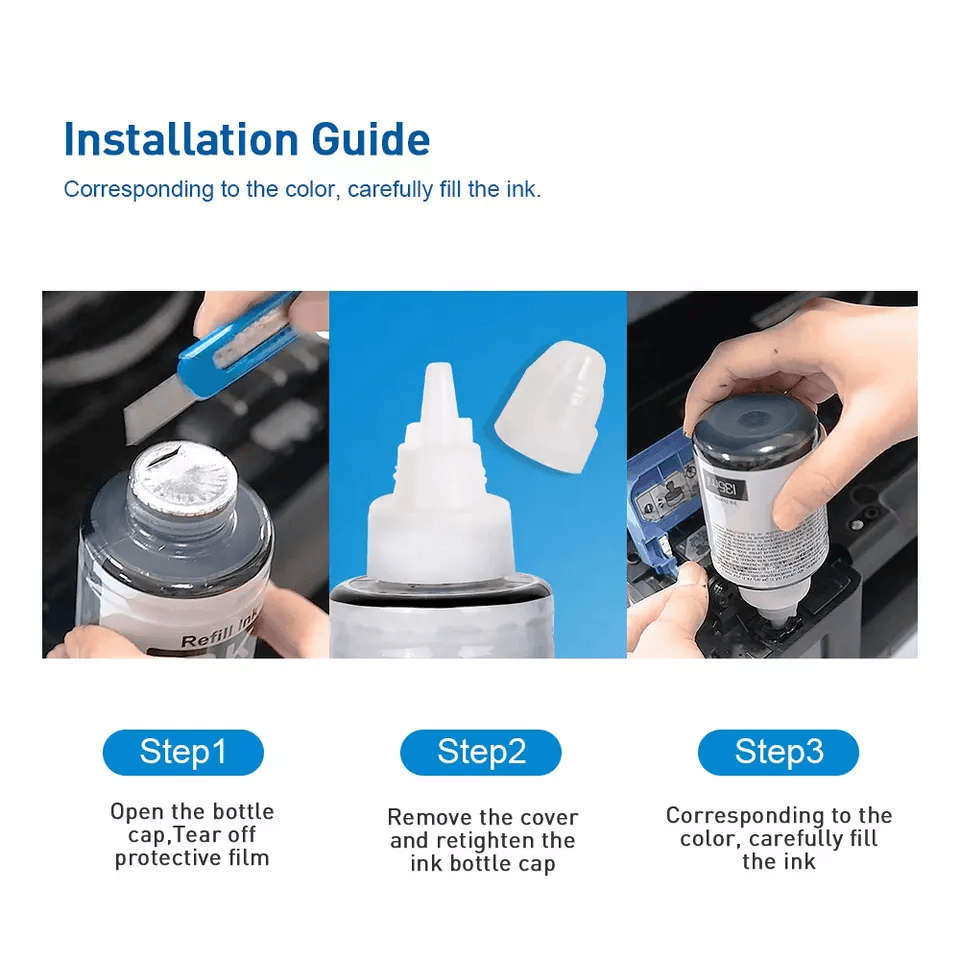 Canon GI-490 Compatible Ink - Print-Tank Brand