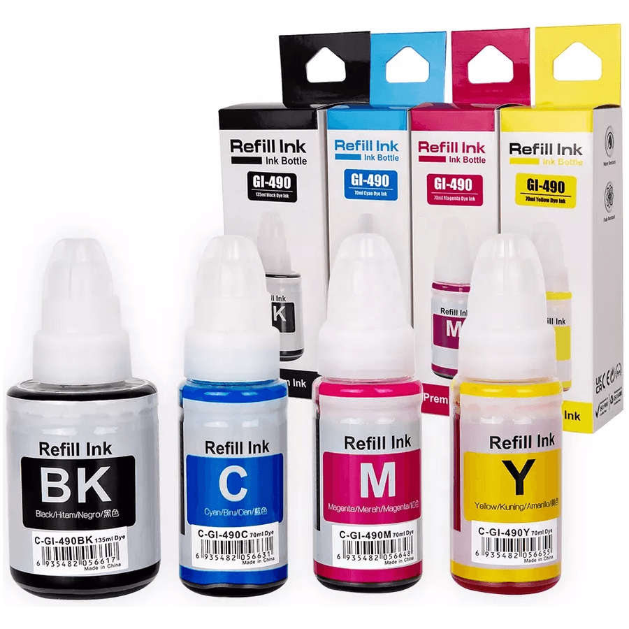 Canon GI-490 Compatible Ink - Print-Tank Brand