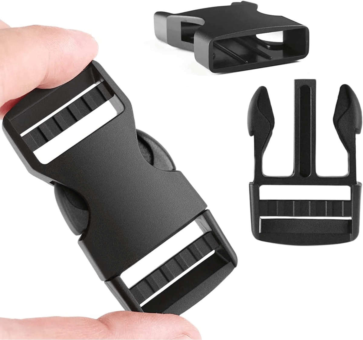 Quick Release Black Buckles (Pack of 10)