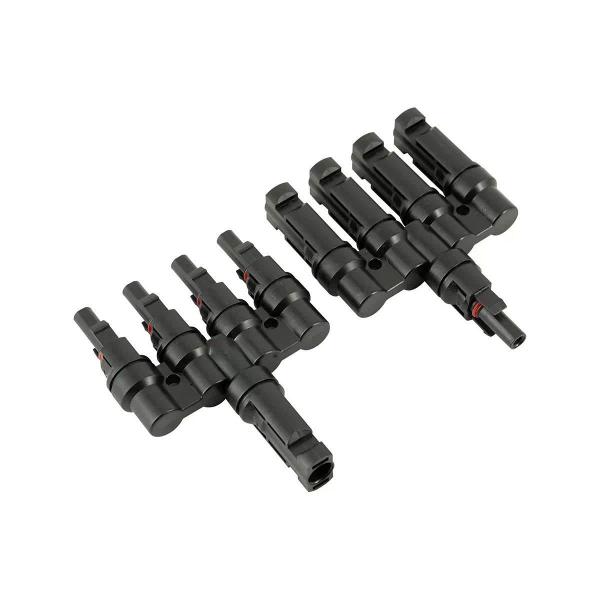 Solar Panel T-Branch Connectors 1-to-4 MC4 Connector MC4T-AN4