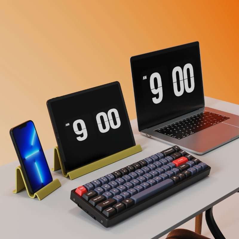 Keychron K6 Pro 65% Red G Pro Switches RGB Wireless Keyboard - Black