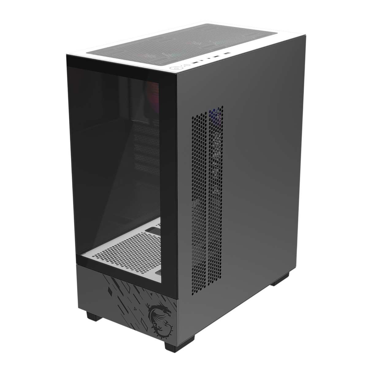 MSI PAG PANO M110A Micro-ATX Gaming Chassis &#x2013; Black